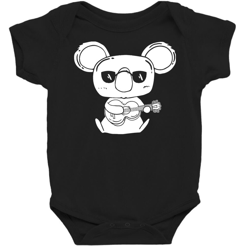 Ukulele Kids T  Shirt A Four String Ukulele Instrument With Koala T  S Baby Bodysuit | Artistshot