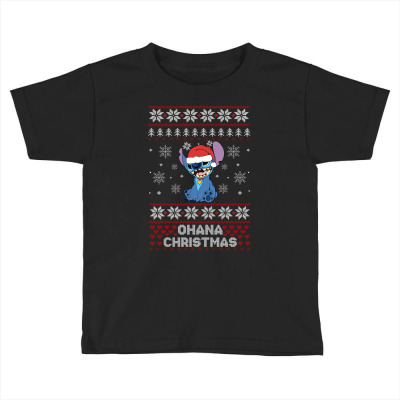Ohana Christmas Stitch Toddler T-shirt Designed By Sengul