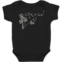 Photography T  Shirt Photo Camera Dandelion Photograph Photographer Ph Baby Bodysuit | Artistshot