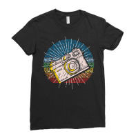 Photography T  Shirt Photograph Camera Photo Photographer Retro Photog Ladies Fitted T-shirt | Artistshot