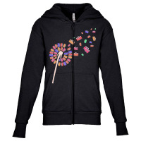 Photography T  Shirt Photographer Dandelion Camera Photograph Photogra Youth Zipper Hoodie | Artistshot