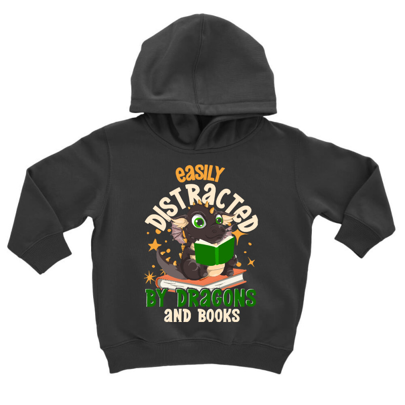 Book Dragon T  Shirt Magical Animal Funny Book Lover Reader Cute Book Toddler Hoodie by jaylinconsidine282 | Artistshot