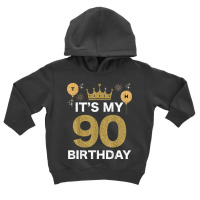 It's My Birthday 90th King Bday Party Crown Man And Woman T Shirt Toddler Hoodie | Artistshot