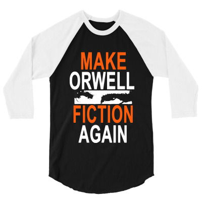 Fiction Orwell Again 3/4 Sleeve Shirt Designed By Riris Patricia