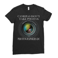 Photography T  Shirt Photography Photographer Camera Lens T  Shirt Ladies Fitted T-shirt | Artistshot