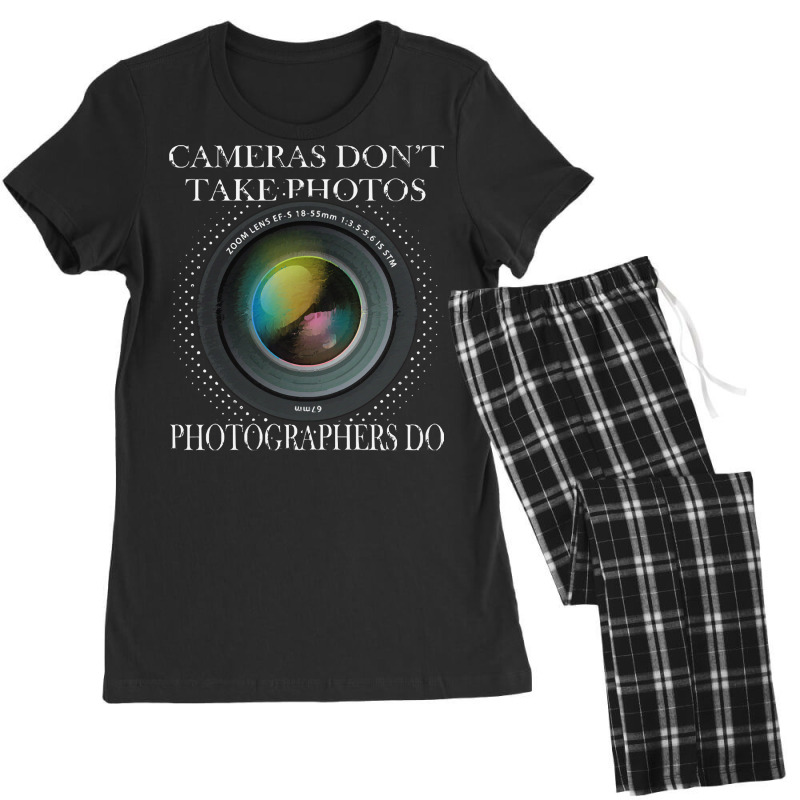 Photography T  Shirt Photography Photographer Camera Lens T  Shirt Women's Pajamas Set by lizardgasp | Artistshot