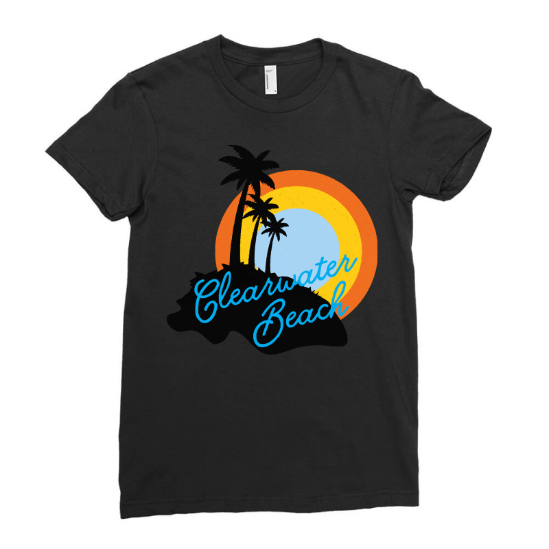 Clearwater Beach T  Shirt Clearwater Beach, Florida T  Shirt Ladies Fitted T-Shirt by awfulelectronic | Artistshot