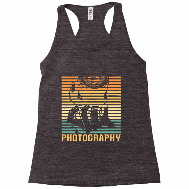 Photography T  Shirt Retro Camera Photo Photographer   Vintage Photogr Racerback Tank by lizardgasp | Artistshot