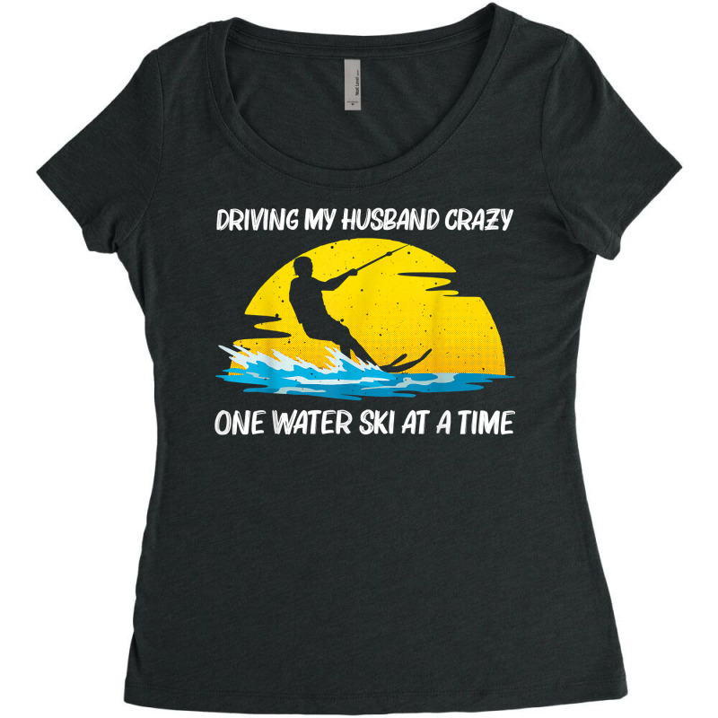 Cool Water Skiing For Women Mom Ski Sports Skiers Swimmer T Shirt Women's Triblend Scoop T-shirt by haylesfshiltsxd1 | Artistshot