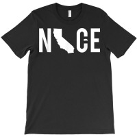 Nice California Cali State Flag Outline Bear Map Fan Gift T Shirt T-shirt | Artistshot