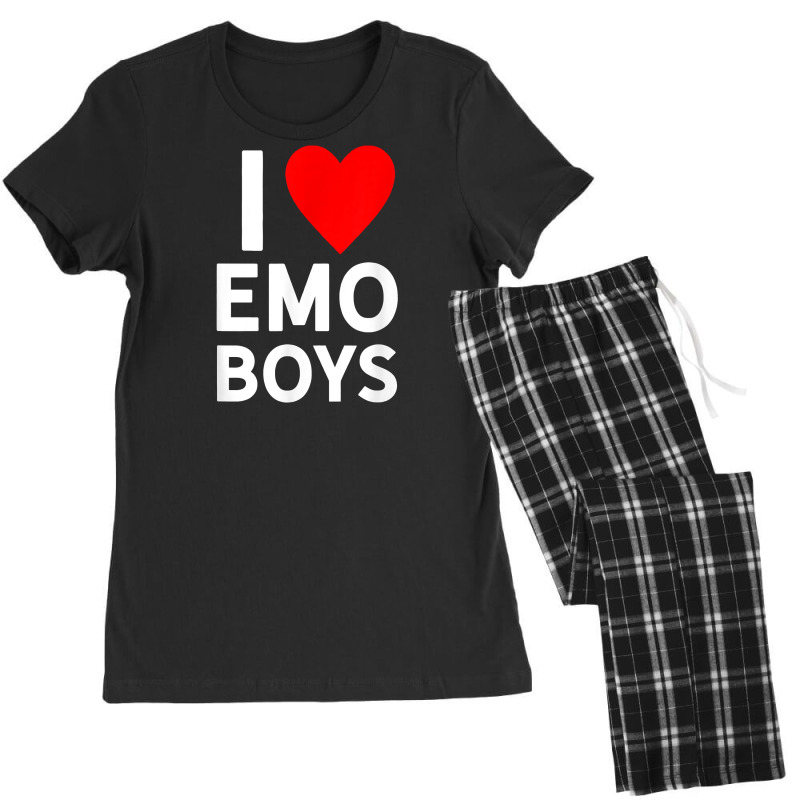 Love Emo Boys Heart Trendy Egirl Eboy GF Aesthetic Vibe T-Shirt