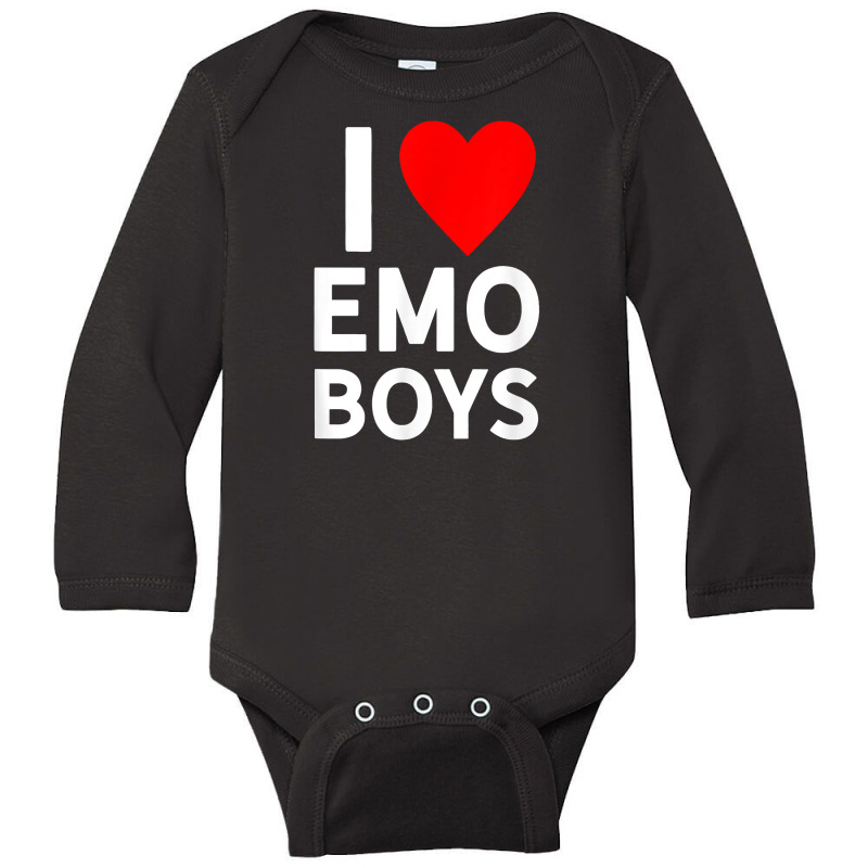 Love Emo Boys Heart Trendy Egirl Eboy GF Aesthetic Vibe T-Shirt