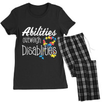 Abilities Outweights Disabilities Autism Awareness Women's Pajamas Set | Artistshot