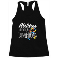 Abilities Outweights Disabilities Autism Awareness Racerback Tank | Artistshot