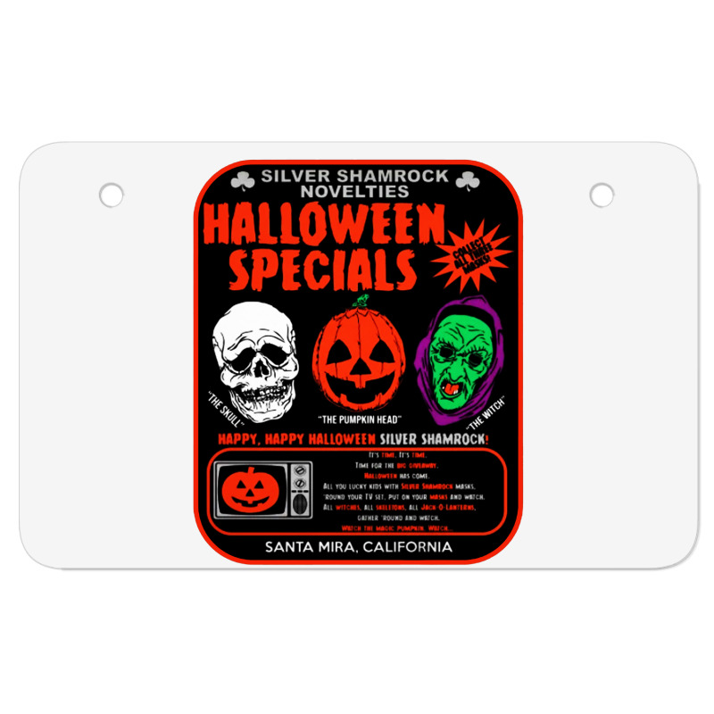 Season Of The Witch Halloween Specials Atv License Plate | Artistshot