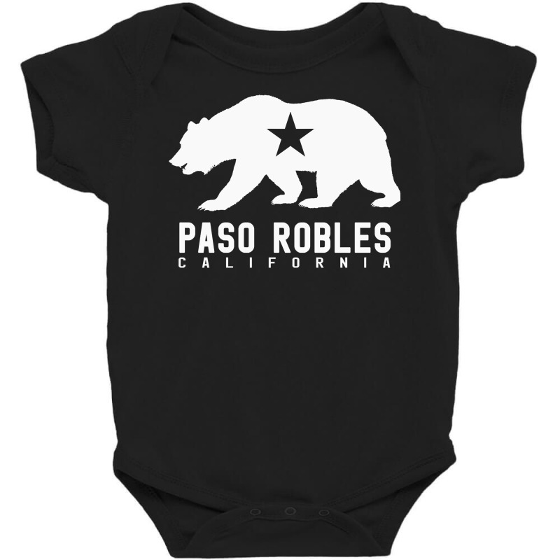 Paso Robles Winery California Wine Lovers Flag Pullover Hoodie Baby Bodysuit by michealamifflin | Artistshot