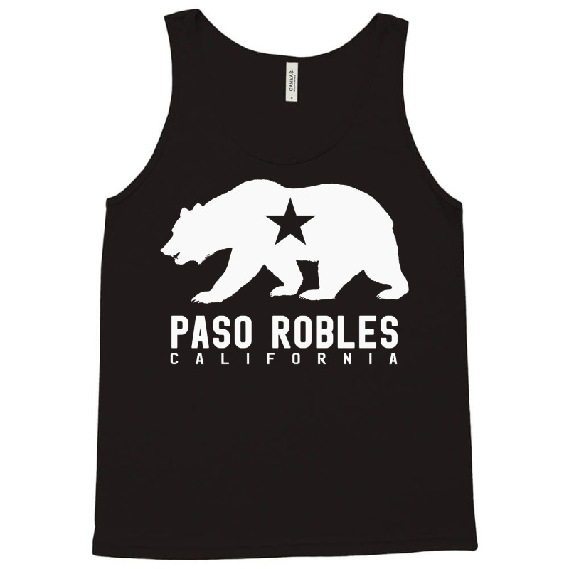 Paso Robles Winery California Wine Lovers Flag Sweatshirt Tank Top by michealamifflin | Artistshot