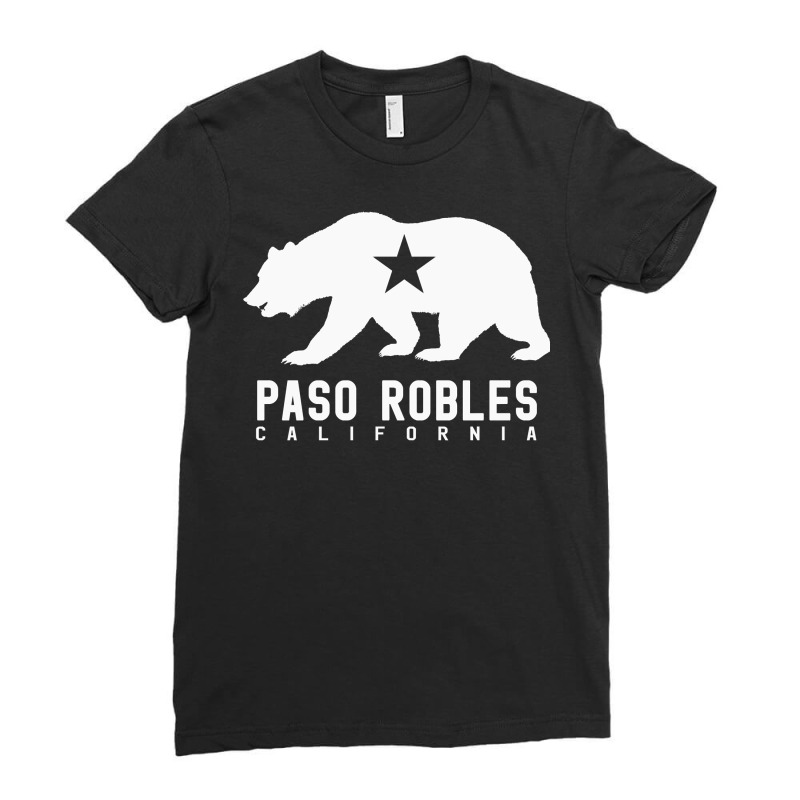 Paso Robles Winery California Wine Lovers Flag Sweatshirt Ladies Fitted T-Shirt by michealamifflin | Artistshot