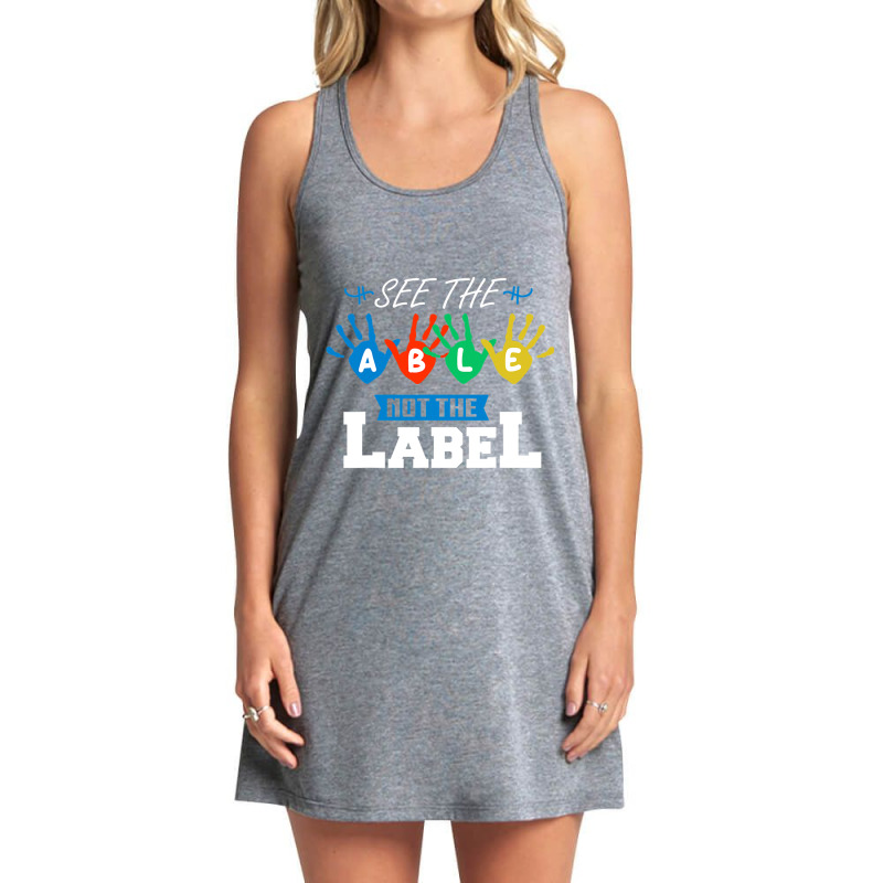 Autism Awareness Disability Support Sped Tank Dress by LeiThompson | Artistshot