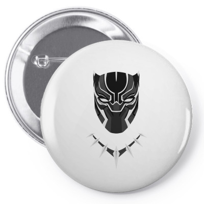 Black Panther Minimalist Pin-back Button Designed By Meza Design