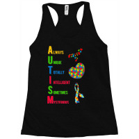 Autism Awareness Autism Acronym And Puzzle Piece Racerback Tank | Artistshot