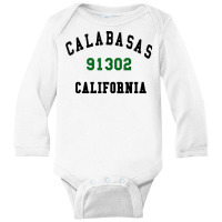 Calabasas California 91302 Los Angles Zip Code Fan Gift T Shirt Long Sleeve Baby Bodysuit | Artistshot