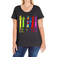 Autism Awareness Be Kind Sign Language Hand Talking Teachers Ladies Curvy T-shirt | Artistshot