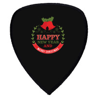 Happy New Year And Merry Christmas - Jingle Bells Shield S Patch | Artistshot