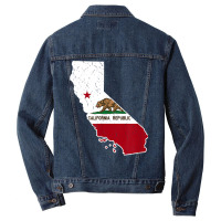 California Map Shirt   California Flag Gift Men Denim Jacket | Artistshot