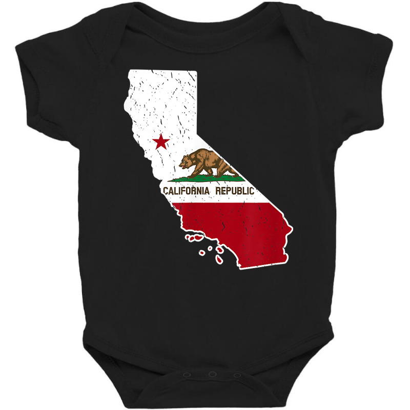 California Map Shirt   California Flag Gift Baby Bodysuit | Artistshot