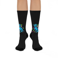 Dinosaur Autism Dinosaur Trex Crew Socks | Artistshot