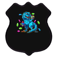 Dinosaur Autism Dinosaur Trex Shield Patch | Artistshot