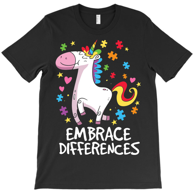 Embrace Different Unicorn Autism Awareness Day T-shirt | Artistshot