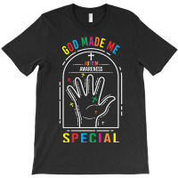 God Made Me Special Christian Autism Awareness Day T-shirt | Artistshot