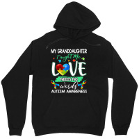 Granddaughter Taught Me Love Needs No Words Autism Unisex Hoodie | Artistshot