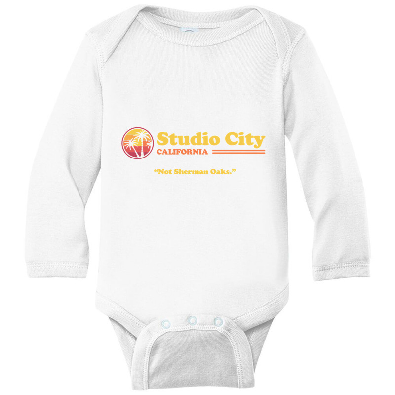 Retro Vintage Studio City California  Studio City Long Sleeve Baby Bodysuit by Binhthai9809 | Artistshot