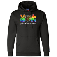 Peace Love Pop It Puzzle Autism Awareness Champion Hoodie | Artistshot