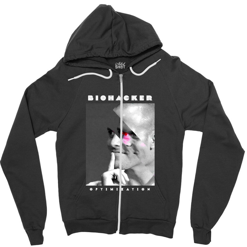 Biohacker Optimization Zipper Hoodie | Artistshot