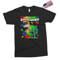 Rawrsomely Different Dinosaur Autism Awareness Puzzle Exclusive T-shirt | Artistshot