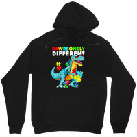 Rawrsomely Different Dinosaur Dino Autism Awareness Unisex Hoodie | Artistshot