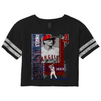 Andrew Velazquez Baseball Paper Poster Angels 2 Scorecard Crop Tee | Artistshot