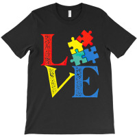 Love Puzzle Autism Awareness T-shirt | Artistshot