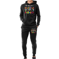 Society Says I Am Autistic God Says Im Perfect Autism Hoodie & Jogger Set | Artistshot