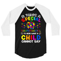 Special Paraprofessional Autism Awareness 3/4 Sleeve Shirt | Artistshot