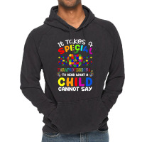 Special Paraprofessional Autism Awareness Vintage Hoodie | Artistshot