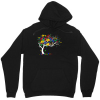 Tree Of Life Autism Awareness Month Asd Supporter Unisex Hoodie | Artistshot