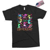 Trex Its Ok To Be Different Autism Awareness Dino Exclusive T-shirt | Artistshot