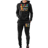 Why Fit In When You Were Born To Stand Out Autism Awareness (2) Hoodie & Jogger Set | Artistshot