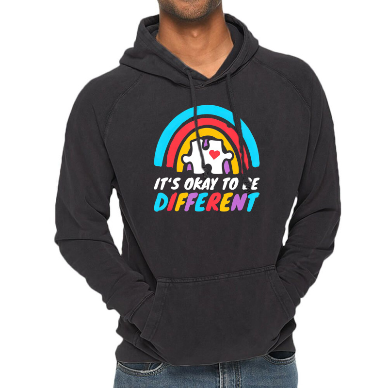 Why Fit In When You Were Born To Stand Out Autism Vintage Hoodie by LeiThompson | Artistshot