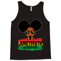 Black Girl Kid Juneteenth Celebrate Indepedence Day Tank Top | Artistshot